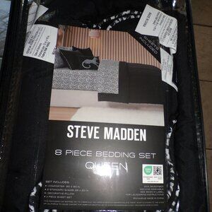 Steve Madden Queen Sheets Pillow Comforter Bed Set Animal Design 8 piece